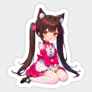 Chibi Neko Catgirl Chocola Nekopara Sticker